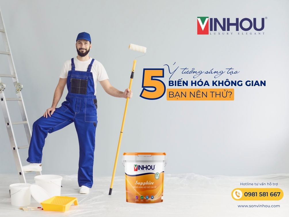 5 ý tưởng sáng tạo biến hóa không gian sống bạn nên thử